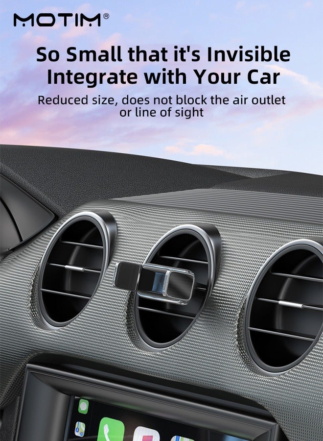 Motim 2 Packs Car Mobile Holder, 360° Rotateable Car Phone Holder Phone Mount for Air Vent Compatible with iPhone 16/15/14/13/12 Series, Galaxy Z Flip 5/4 S25 S24 S23, Xiaomi Most Phones - Image 5