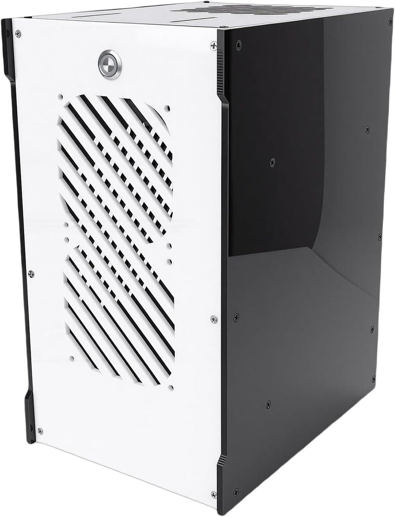 Small PC Case, ITX Motherboard Holder with 4 X 2.5 Inch SSD, Compatible with SFX SFX- Supply, 360 Degree Open Hollow Cooling, - Image 5