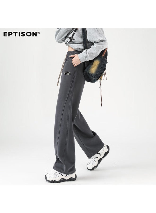 EPTISON Yipin Tiancheng Wide Leg Sports Pants Women'S High-End Sense Spring/Summer Loose Slimming Banana Pants Straight Tube Casual Pants Women - Image 1
