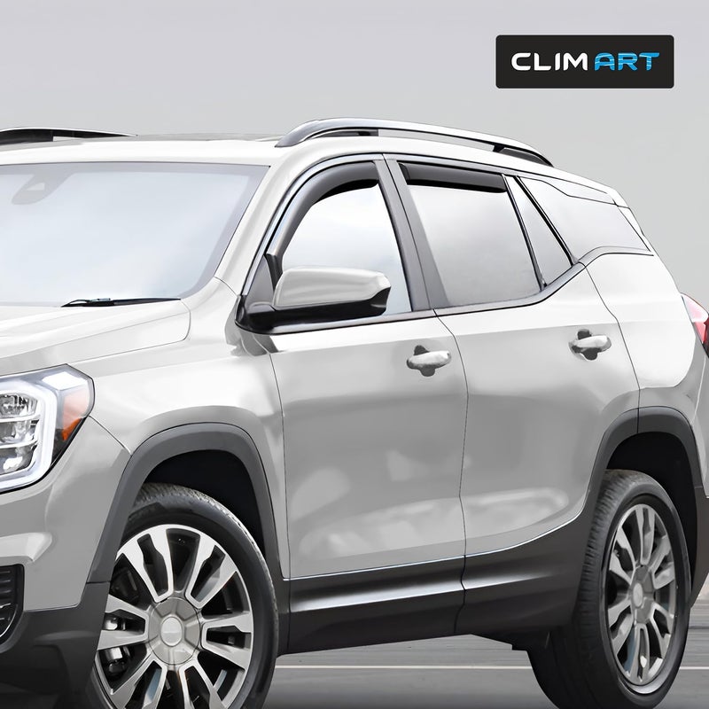 CLIM ART حراس المطر في القناة من CLIM ART لسيارة GMC Terrain 2018-2023 - 4 قطع - Image 4