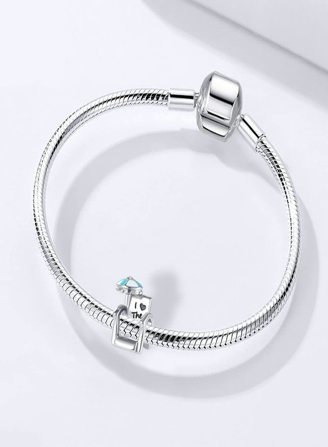 QeenseKc Beach Chair Umbrella Charm Bead for Pandora Bracelet Gifts for Holiday Vacation - Image 4