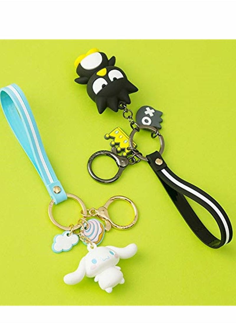 KASTWAVE Cartoon Keychain Premium Cute Kawaii Accessories Anime Keyring, Key Purse Handbag Charms Pendant Car Chain Creative Gift for Women, Blue  - Image 3