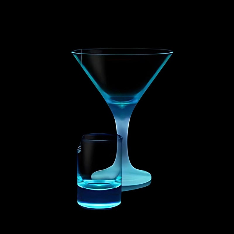Afterglow Bistro Martini Glass - Blue, 190 ml - Image 1