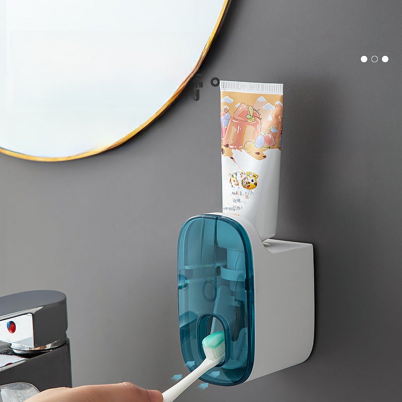 Automatic Toothpaste Dispenser 11*6.5*7cm Drilling-Free Installation - Wall-Mounted Space-Saving Toothpaste Dispenser for Home Hotel Bathroom - Image 4