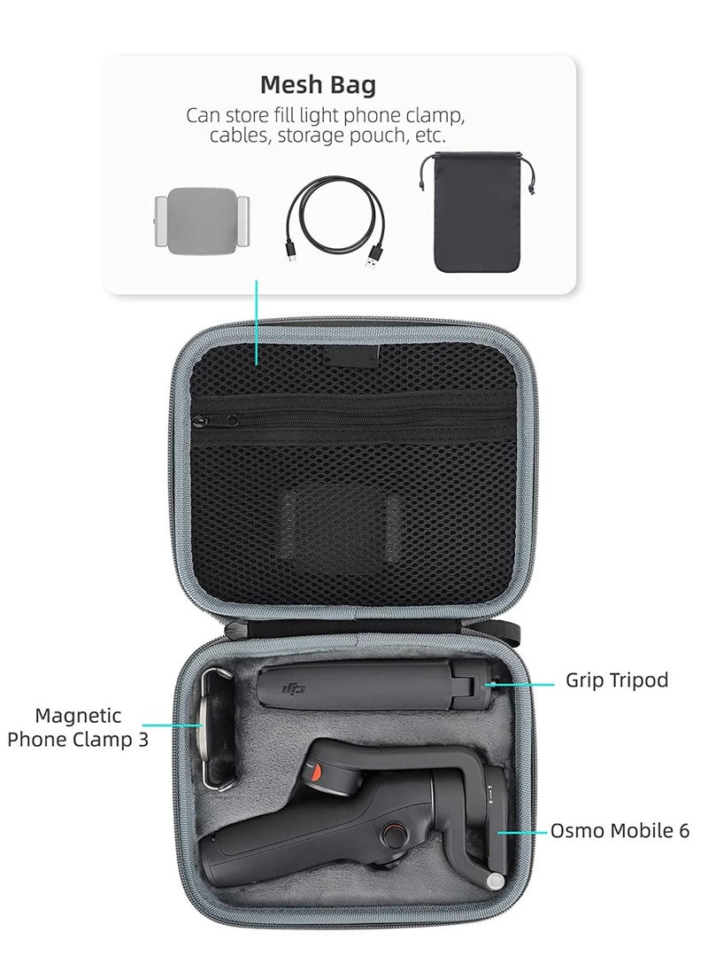 SYOSI - Portable Carrying Case, Shock-Proof Hard Case Storage Bag Compatible with DJI Osmo Mobile 6 Smartphone Gimbal Stabilizer - Image 1
