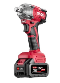 OSCO-TOOLS The Osco Brushless Cordless Impact Wrench 600 Nm, 20V is a powerful tool specifically designed for tough tasks like removing and tightening lug nuts on vehicles, bikes, and heavy equipment.  - Image 1