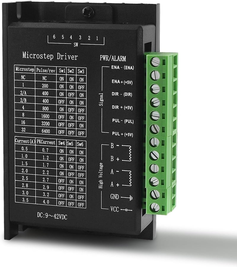 EBYSAICO Stepper Motor Driver TB6600 4A 9-42V Nema 17 Stepper Motor Driver CNC Controller Single Axes Phase Hybrid for CNC/42 57 86 Stepper Motor - Image 1