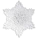 XCMAN XCMAN Snowboard Traction Stomp Pad, 3D Clear Snowflake Snowboarding Stomp Pads, PVC Material(Clear/Pink/Blue) (Clear) - Image 2