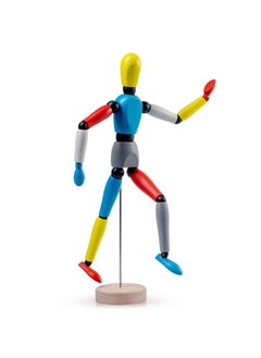 Falling In art Falling in Art 12 Inch Drawing Mannequin, Wooden Human Model for Art Creation, Multiple Color  - Image 1