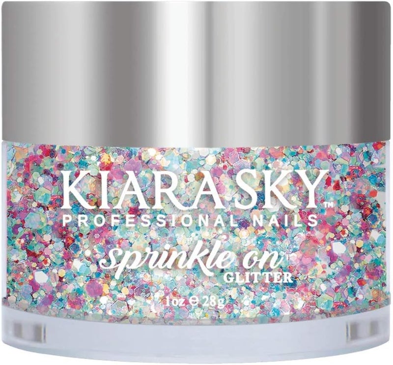 Kiara Sky Sprinkle On Collection Glitter 1 oz, Eerie-Descent