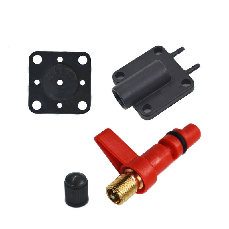 MARKGOO 175158 437228 Service Maintenance Valve Kit with O-ring for Evinrude Johnson OMC Outboard Motor Carburetor Fuel Pump Choke Primer Solenoid Replacement Parts Sierra 18-0871 18-7044-1 765749