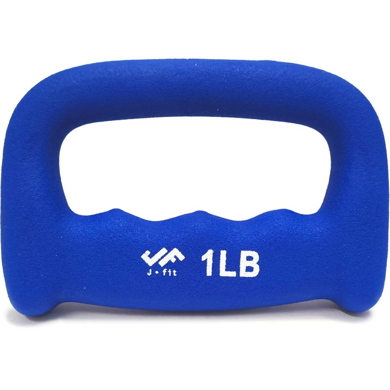 JFIT j/fit 1lb Neoprene Grip Dumbbell Weight - Image 1
