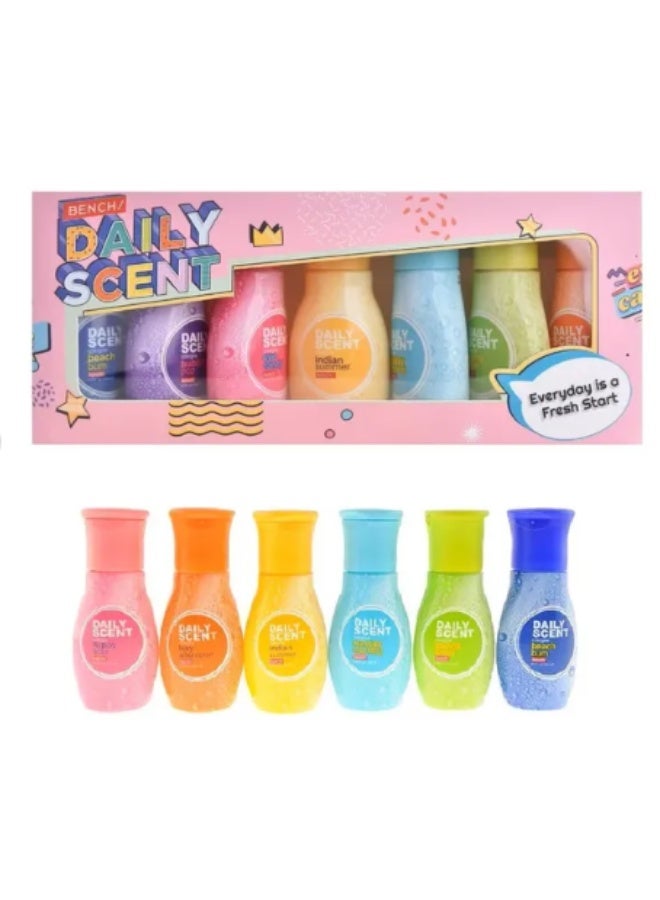 Bench Daily Scent Trial Pack - Pack of 6 Scents - Fresh Scent - All Day Freshness - 25 ml x 6 - Image 1