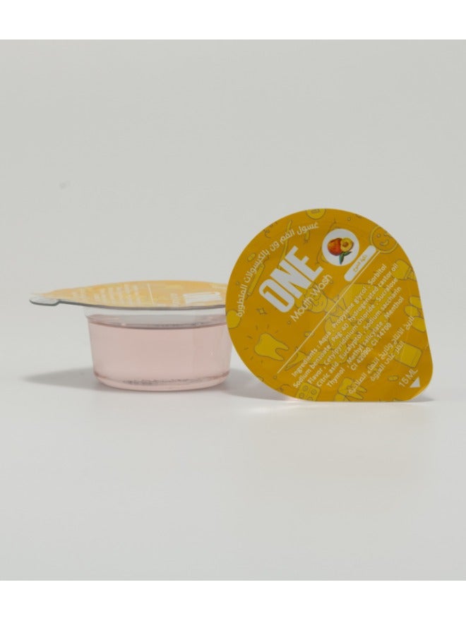 وان ون-كبسولة غسول فم بالخوخ، 20 كبسوله * 15مل - Image 3