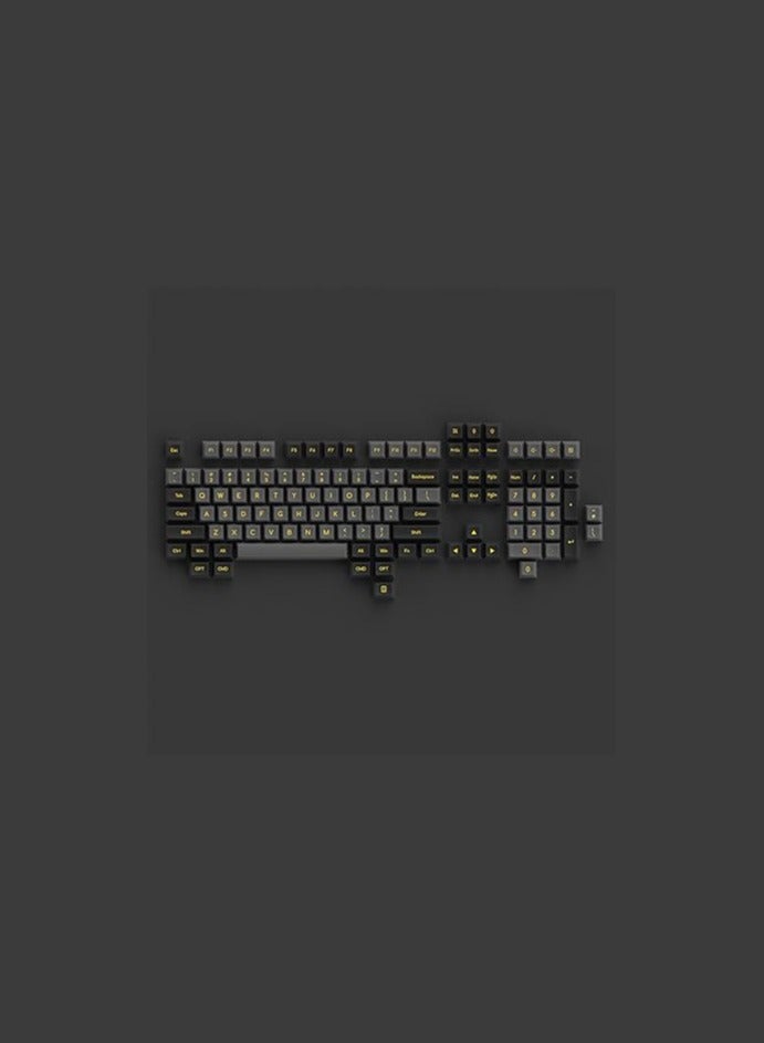 AKKO Black & Gold ABS SAL Keycaps Set 195 Keys) - Image 2