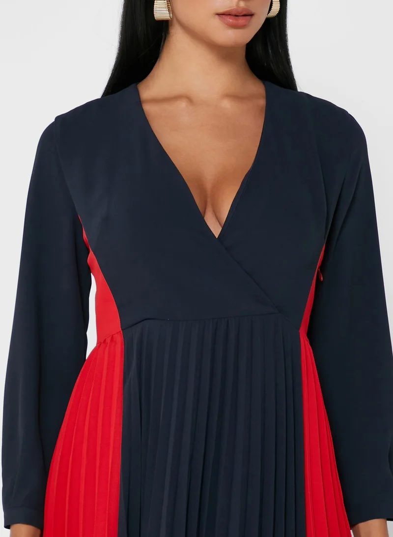 TOMMY HILFIGER Colorblock Shift Dress