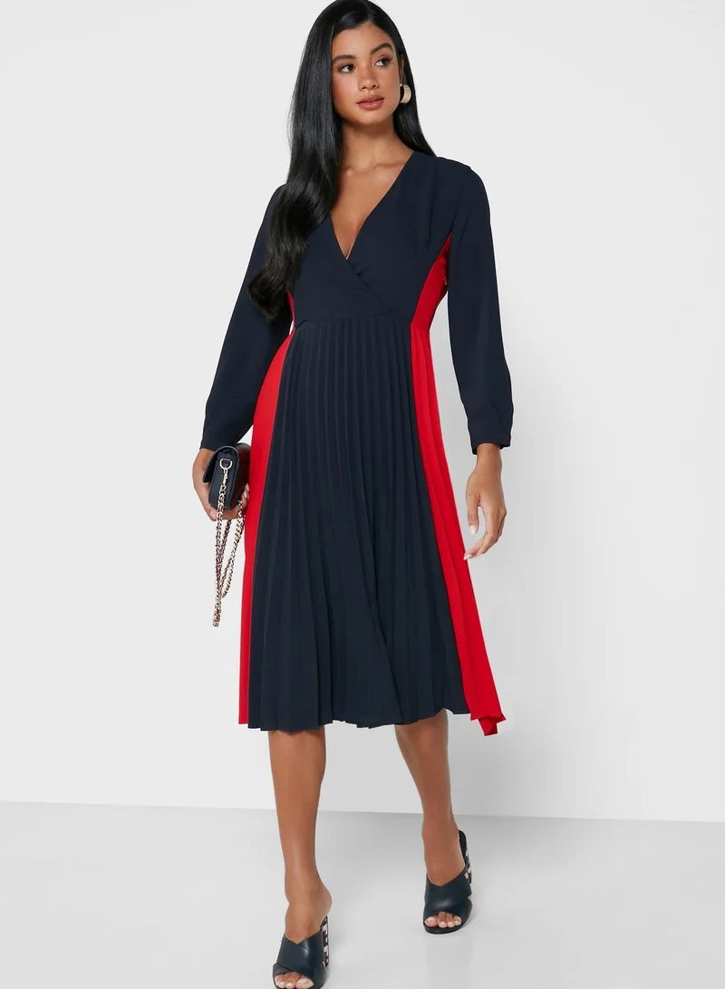 TOMMY HILFIGER Colorblock Shift Dress