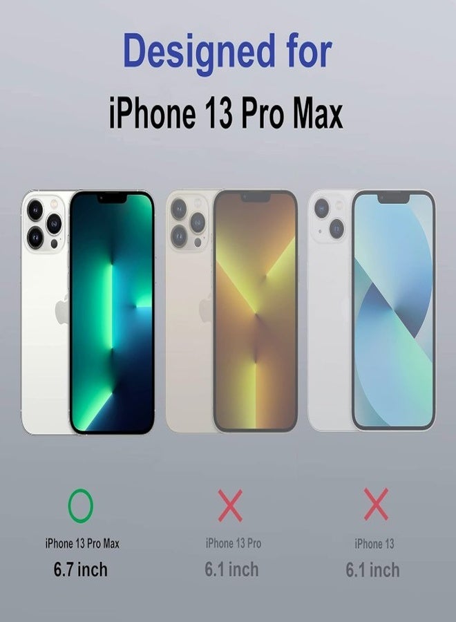 في آر كرييتيف غطاء شفاف مغناطيسي فاخر لهاتف آبل آيفون 13 برو ماكس (6.7 بوصة) – متوافق مع MagSafe، غطاء حماية رفيع شفاف مقاوم للاصفرار - Image 2
