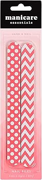 Manicare Pack of 2 Cushioned Emery Boards Nail Files For Shaping Artificial And Natural Nails Double Sided Medium Grit Strong And Durable For At Home DIY Salon Professional Manicure Or Pedicure - Image 2