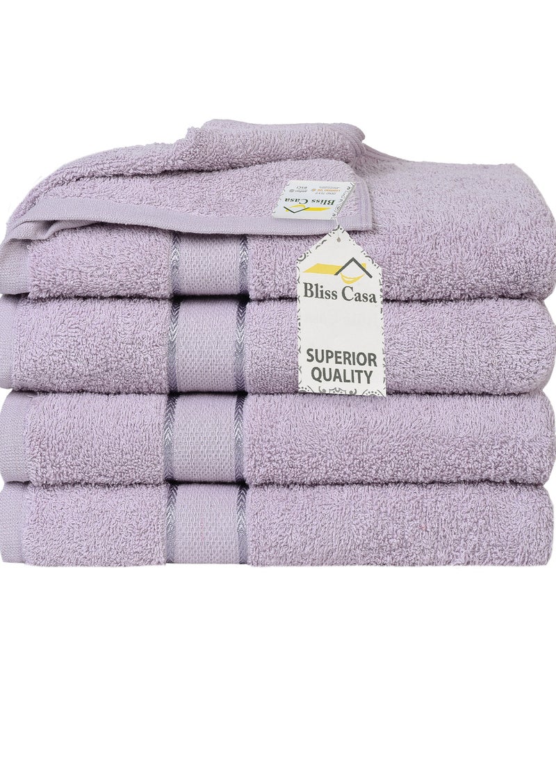 Bliss Casa Bath Towel Set (4 Pack, 70 X 140 cm) - Quick Drying Highly Absorbent Thick Bathroom Towels - Soft Hotel Quality for Bath and Spa - Image 1