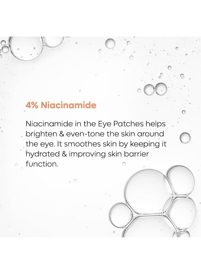 إم كافيين رقعة مصل إم كافيين لتبريد منطقة تحت العين لإشراقة | تُقلل من التصبغات مع 4% نياسيناميد وشاي الكومبوتشا | قناع رقعة تحت العين | ترطيب فوري، تبريد، وإزالة الانتفاخات - 15 زوجًا - Image 3