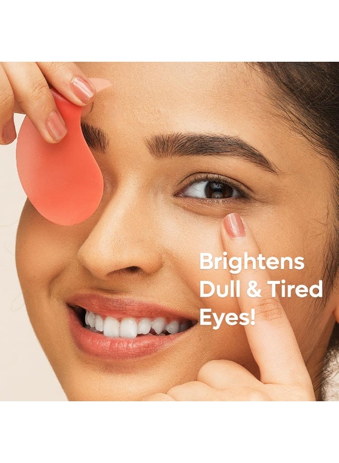 إم كافيين رقعة مصل إم كافيين لتبريد منطقة تحت العين لإشراقة | تُقلل من التصبغات مع 4% نياسيناميد وشاي الكومبوتشا | قناع رقعة تحت العين | ترطيب فوري، تبريد، وإزالة الانتفاخات - 15 زوجًا - Image 5