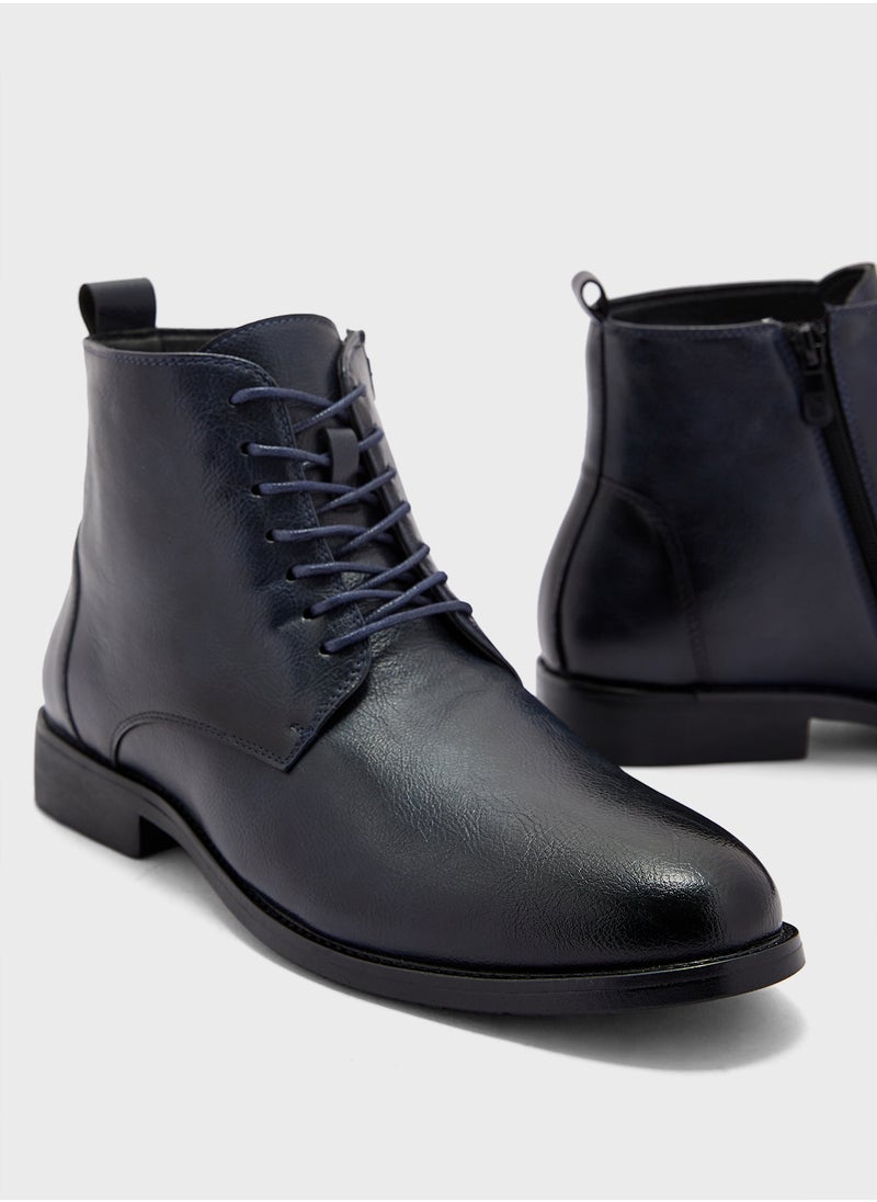 Robert Wood - Ankle Lace Up Formal Boots - Image 1