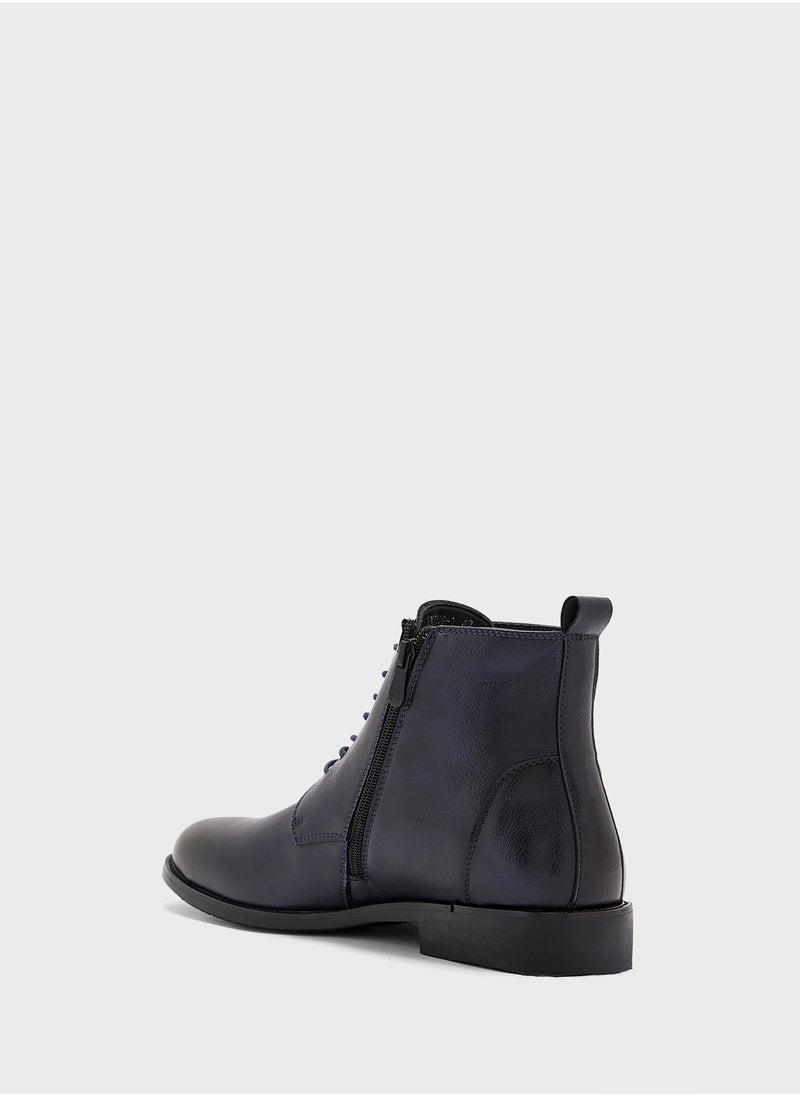 Robert Wood - Ankle Lace Up Formal Boots - Image 1