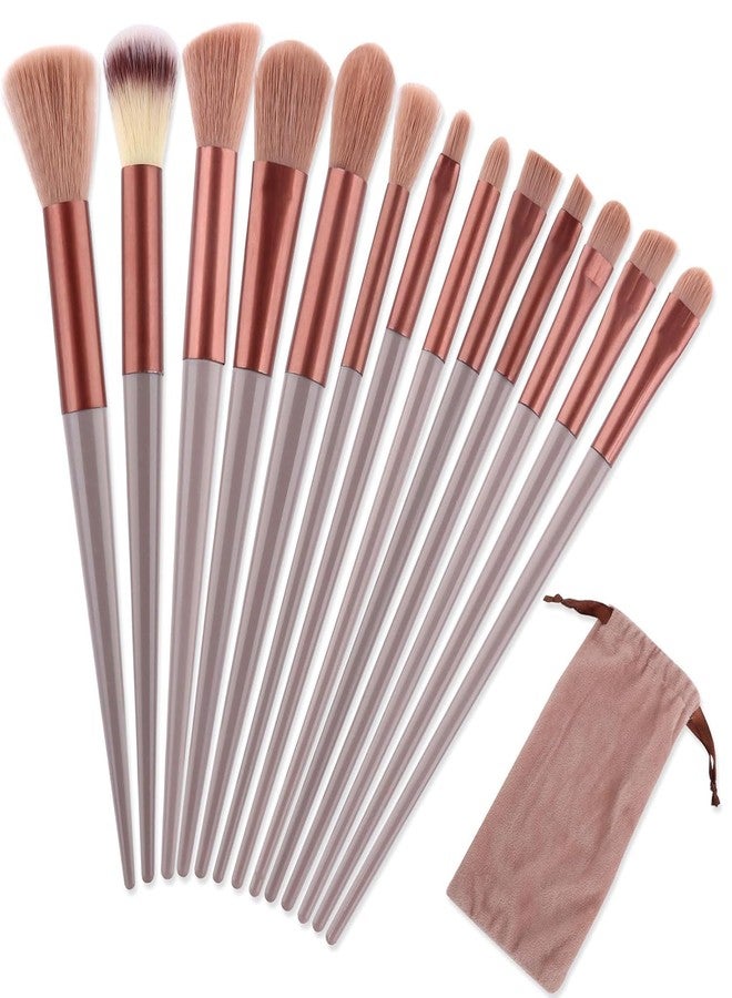 Rexez 13 Piece Make Up Brush Set, Professional Brush Set, Eyeshadow Make-Up Brush, Foundation Cosmetic Brush, Suitable for Makeup Beginners, Professional Makeup Artists - Image 1