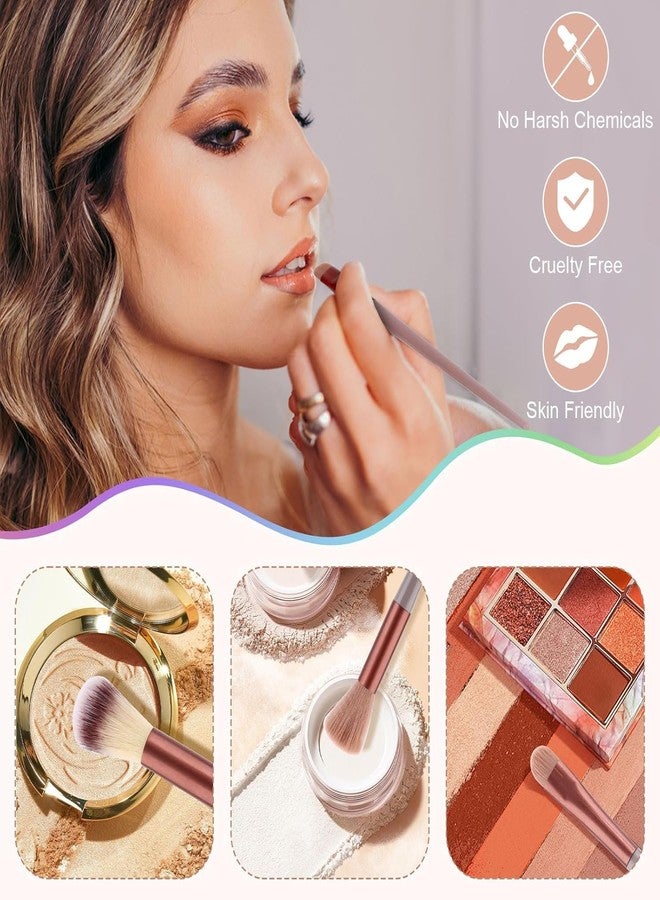 Rexez 13 Piece Make Up Brush Set, Professional Brush Set, Eyeshadow Make-Up Brush, Foundation Cosmetic Brush, Suitable for Makeup Beginners, Professional Makeup Artists - Image 3