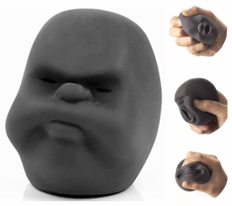 Moinin Squishy Fidget Sensory Stress Human face Toys for Adults Teens KidsDecompression Anxiety Relief ToyFunny Gift for BirthdayChristmasStocking Stuffer Gift - Image 4