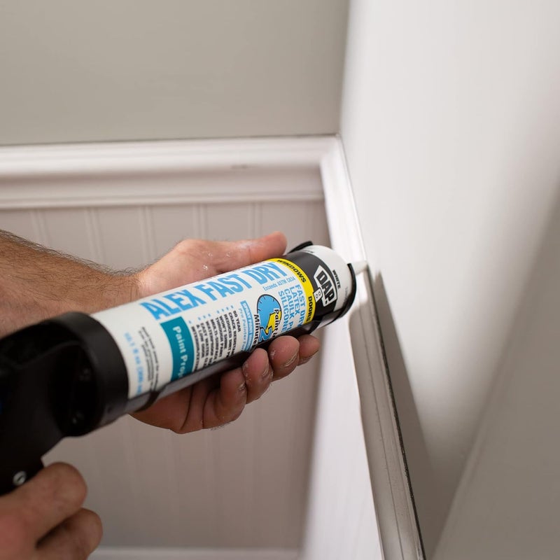 Dap 18425, White Caulk, 10.1 oz, 10.1 Fl Oz, Whites (Pack of 2) - Image 5