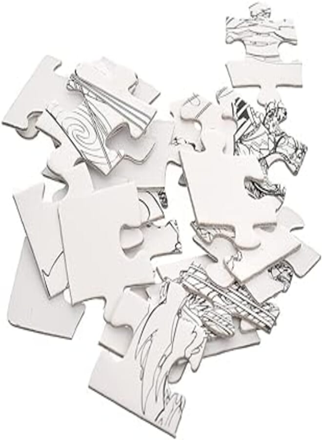Cute cat clr-3005 2 carton puzzle for kids amazing pictures set of 24 & 20 pcs. - multo color