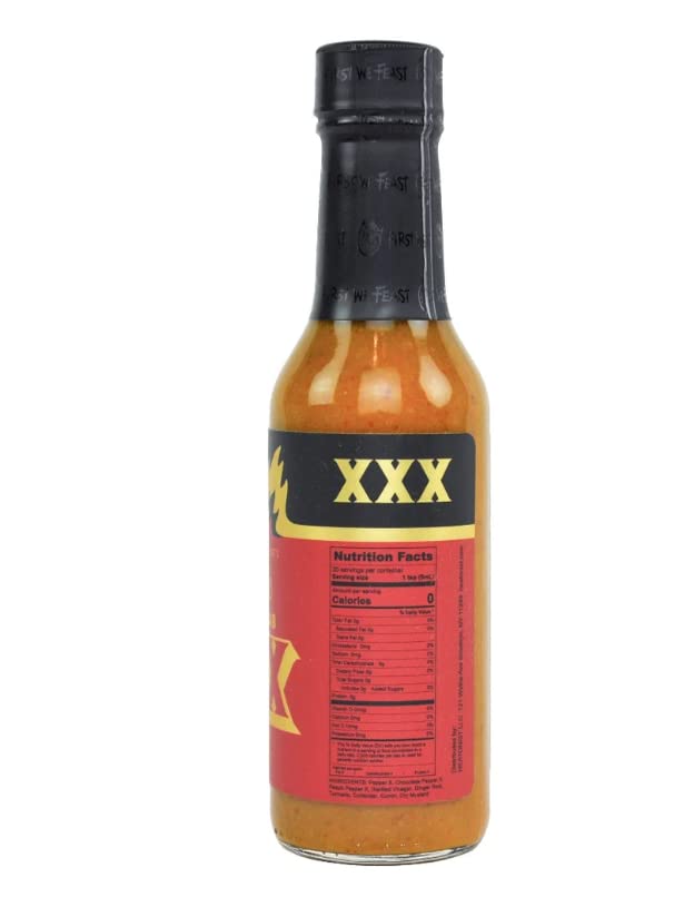 Hot Ones Last Dab Hot Sauce The Last Dab XXX, Pepper X is the World's Hottest Pepper: Chili-Pepper, Chocolate & Peach, Three Distinct Strains Clock Over 3 Million Scoville Heat Units, 5 fl oz Bottle - Image 5