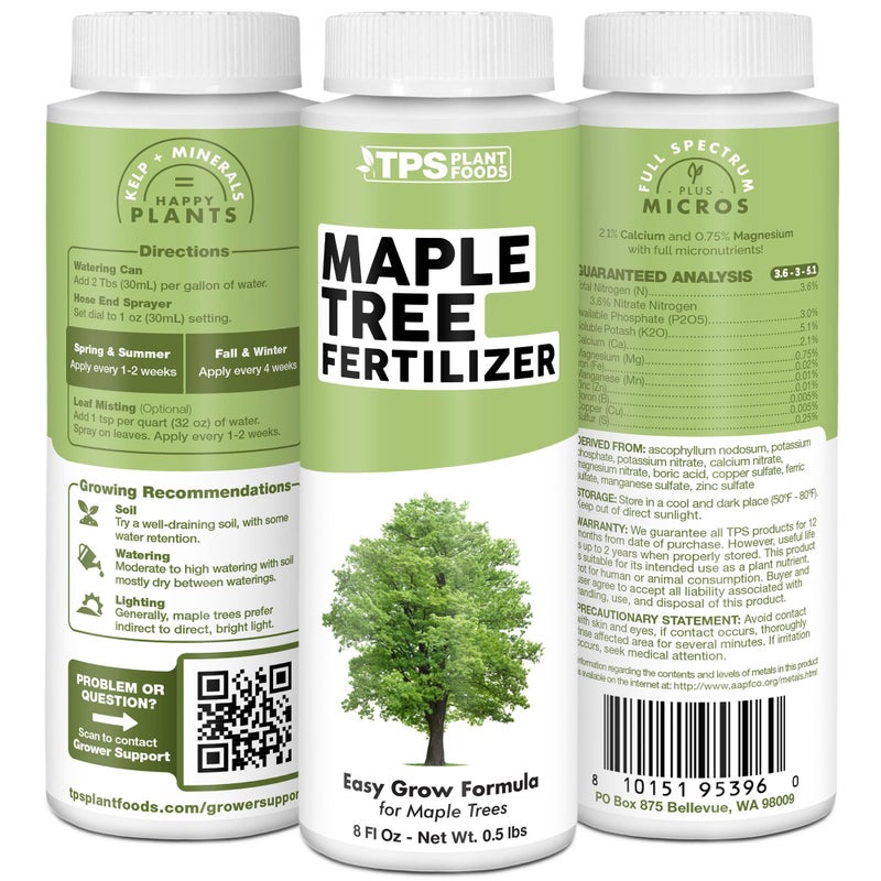 TPS NUTRIENTS Maple Tree Fertilizer, Complete Liquid Maple Tree Plant Food, 8 oz (250mL) - Image 5