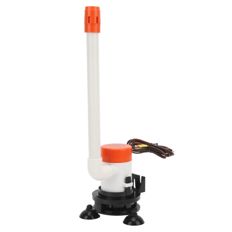 Livewell Pump 12V 350GPH Adjustable Flow - Strong Saltwater Freshwater Adaptability Aerator Pump for Marine Fishing, Bait Tank Maintenance - Image 5