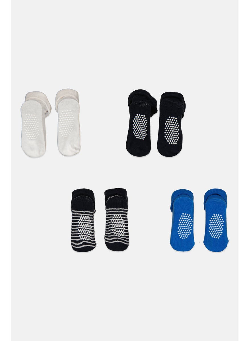 Ellesse Toddlers Boy 4 Pairs Ankle Socks Set, White  - Image 2