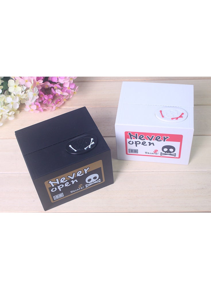 Generic - EVIL SPIRITS BANK will be called Skull ghost piggy BANK stealing money cat stealing money Ghost Trick piggy BANK Pink Cute Cat - Image 1