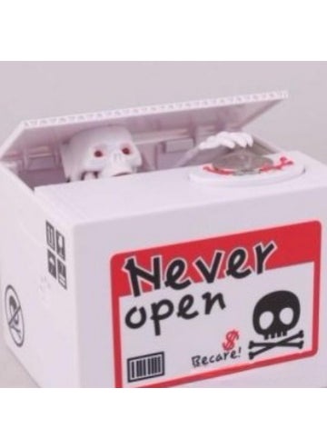 Generic - EVIL SPIRITS BANK will be called Skull ghost piggy BANK stealing money cat stealing money Ghost Trick piggy BANK Pink Cute Cat - Image 1