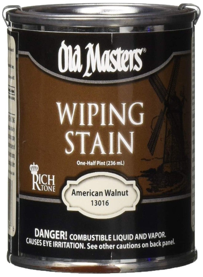 Old Masters 13016 WIP Stain, Amer Walnut, .5 Pint - Image 2