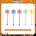 Yeetec 12 Pack Sticky Spider Web Cobweb Sticky Hands Stretchy Sensory Toys for Halloween Party Favors Birthday Party Supplies Bag Fillers Classroom Prizes Random Color - Image 4
