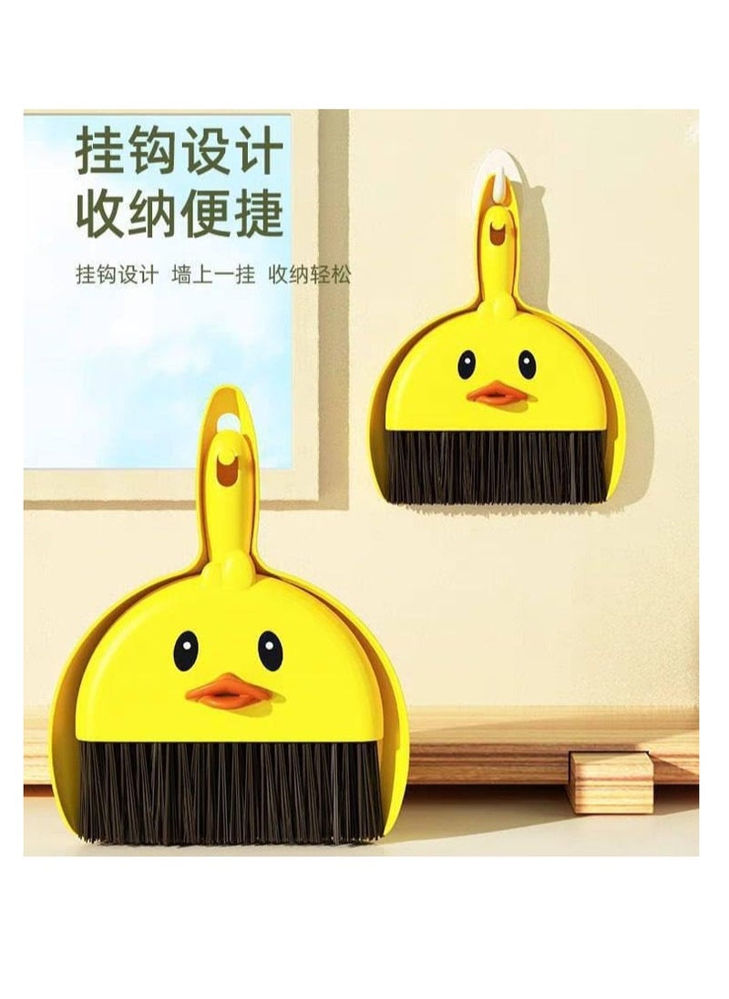 Generic Tweety Mini Trendy Dustpan with Brush - shaped like a duck to remove dust from narrow places easily, ideal for daily use  - Image 2
