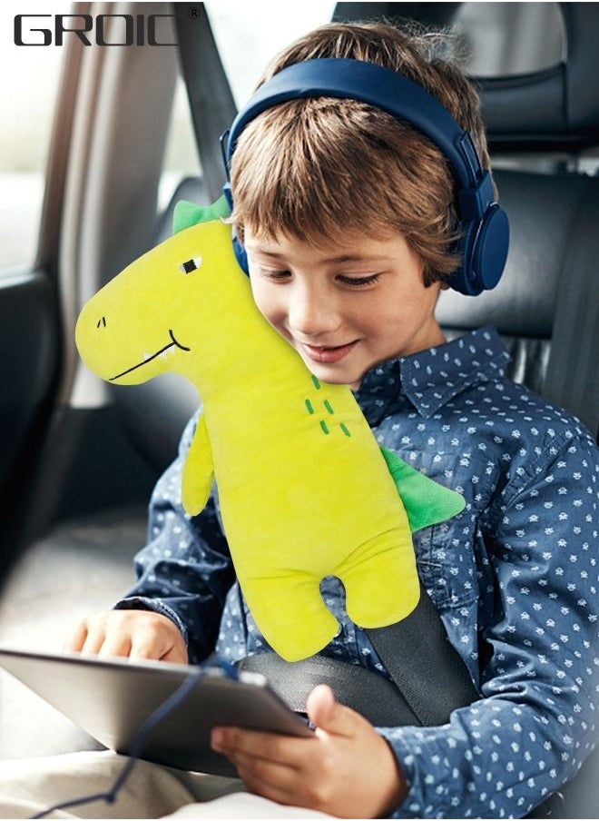 GROIC Car Pillow for Kids, Dinosaur Seat Belt Cover, Car Seat Belt Pillow Kids Car Seatbelt Covers, Vehicle Shoulder Pads,Car Seatbelt Cushion Shoulder Neck Support Protector Pad  - Image 1
