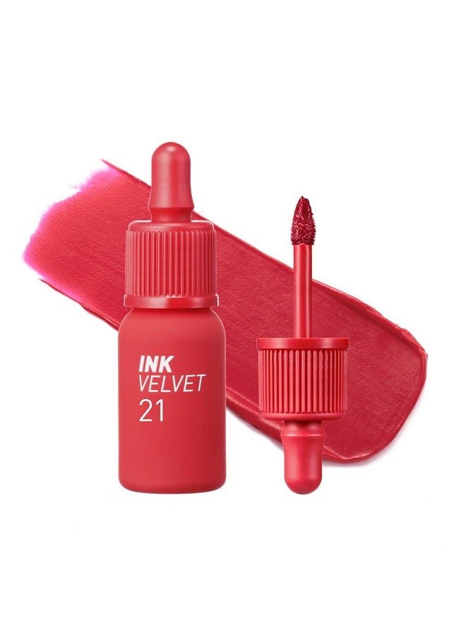 Peripera Ink the Velvet 4g 21 Vitality Coral Red - Image 1