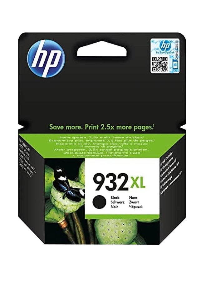 HP خرطوشة حبر 932XL أصلية عالية الإنتاجية - طراز CN053AE أسود - Image 1