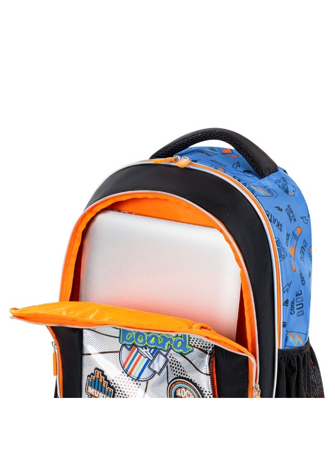 Eazy Kids Eazy Kids 17" Set of 4 Backpack w/ BT Headset, Lunch Bag and Pencil Case - Skate Board  - Image 5