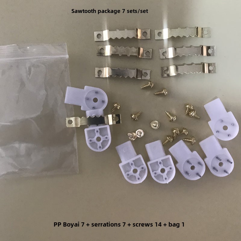 Picture Hanging Tool Set PE Bag Sawtooth package 7 groups per pack 