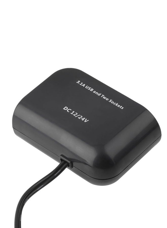 OUTAD 2 Socket Splitter Black - Image 3