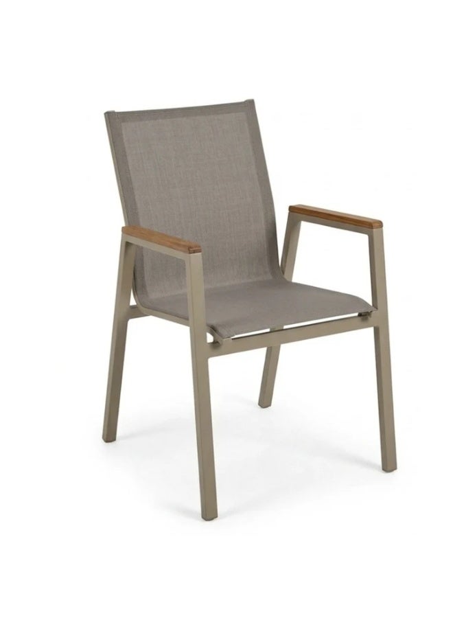 Casa Fiora Modern Outdoor Dining Set with Aluminum Frame and WPC Top, Includes Table and 6 Chairs - Image 3