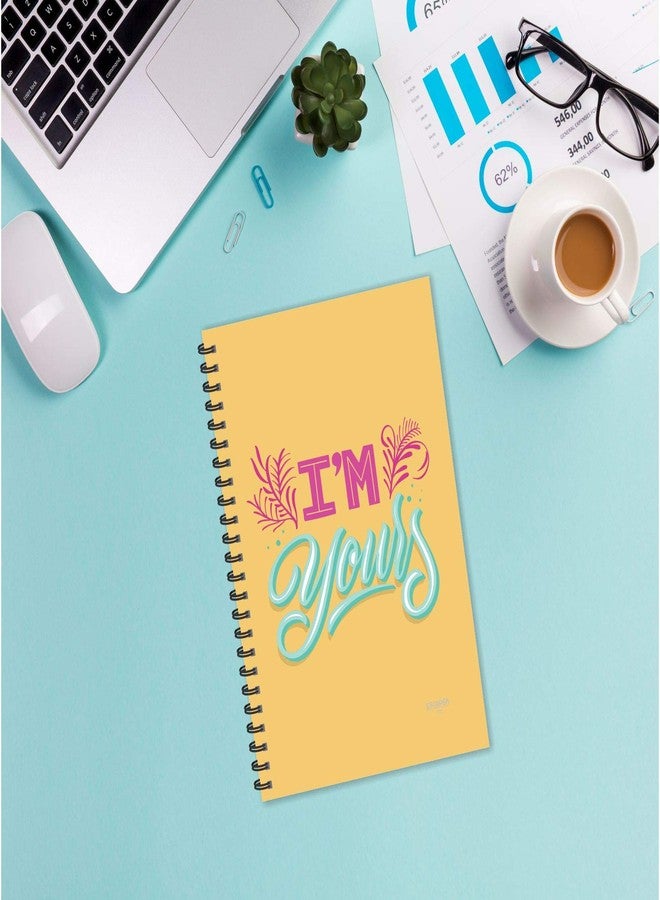 ESCAPER مفكرة "أنا لك" من إسكيبر، مسطرة - مقاس A5 (8.5 × 5.5 بوصة)، مفكرة حب، مفكرة يوميات، مفكرة مكتب، مفكرة هدية، مفكرة للرجال، مفكرة للنساء - Image 4